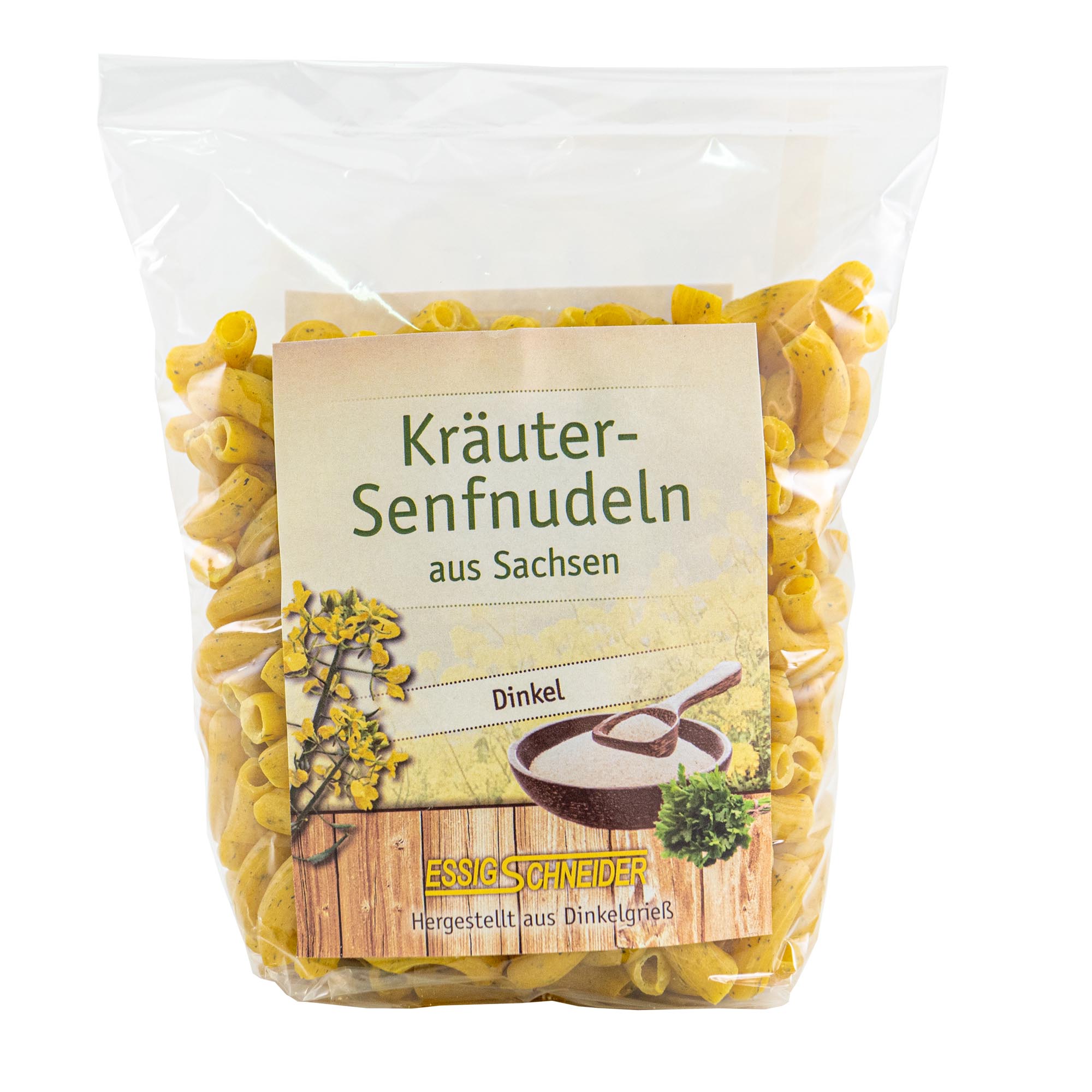 Pasta - Dinkel Kräuter Senfnudeln