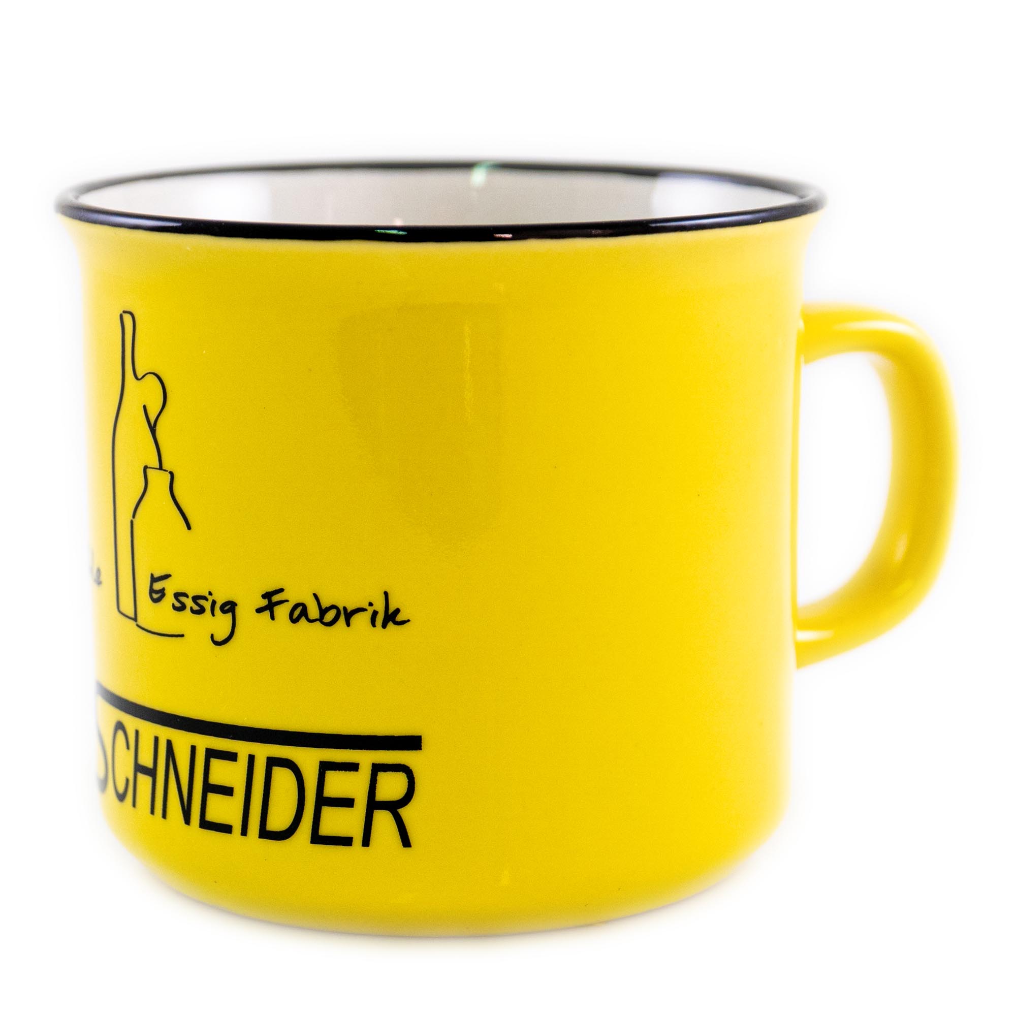 Keramiktasse mit Logo